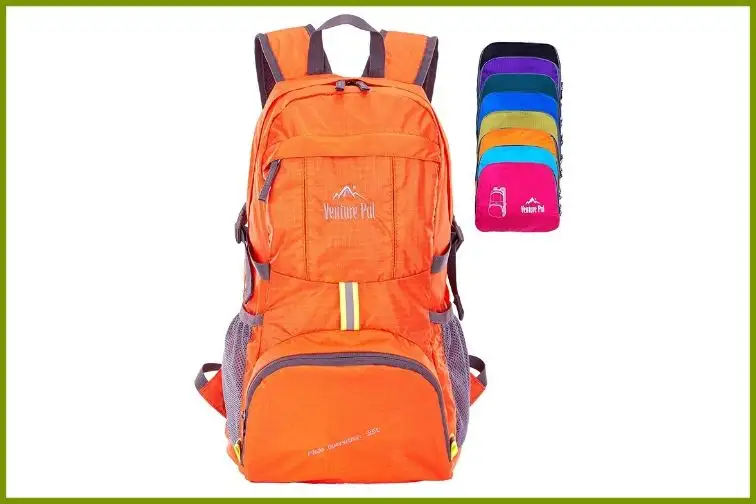Orange Venture Pal Ultralight Backpack