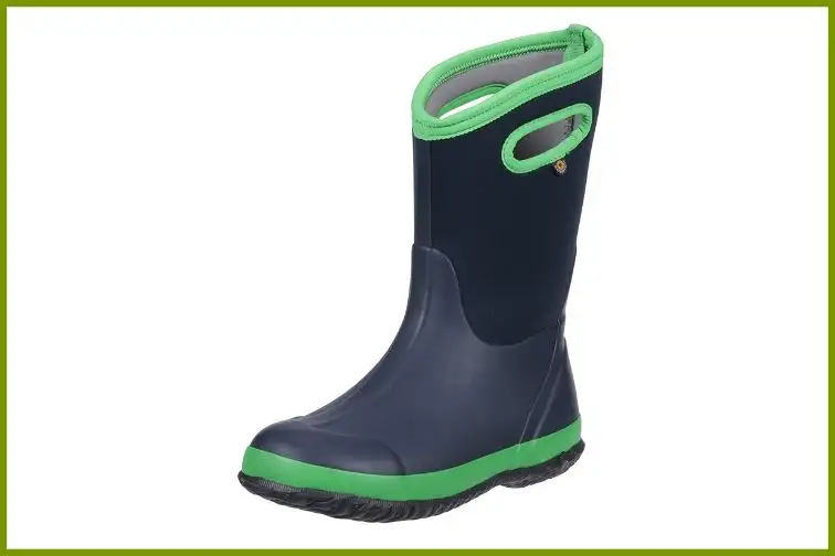 Bogs Kids Classic High Waterproof Insulated Rubber Rain Boot
