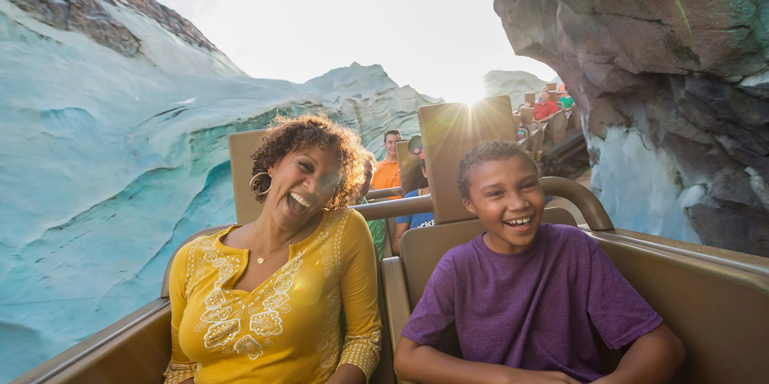 Expedition Everest ride family;