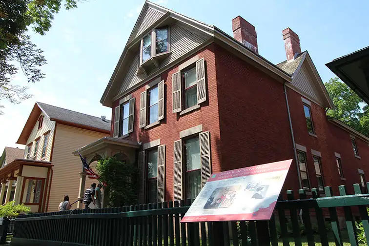 Susan B. Anthony House and Museum in Rochester, NY