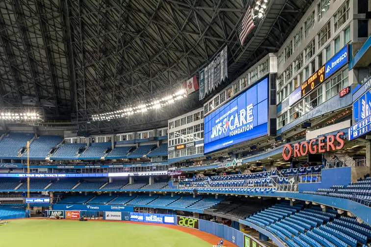 Rogers Centre – Toronto, Canada; Courtesy Freaktography/Shutterstock