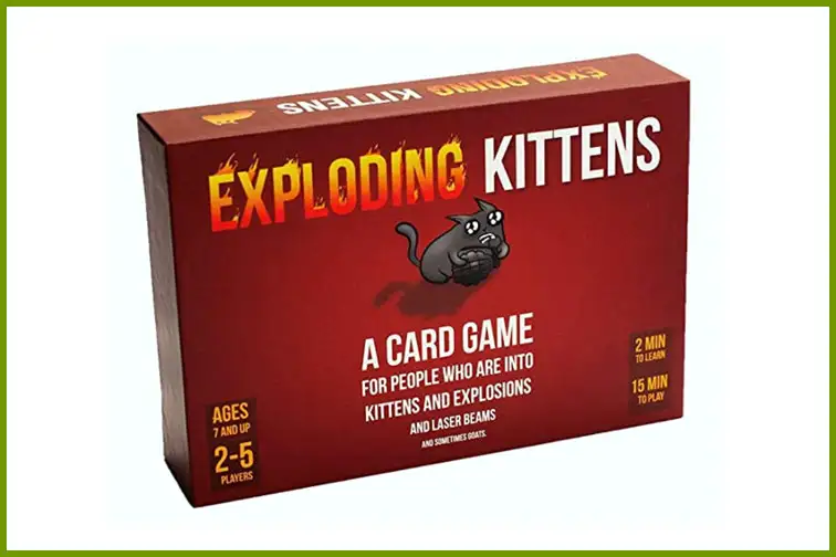 Exploding Kittens Family Card Game; Courtesy of Amazon