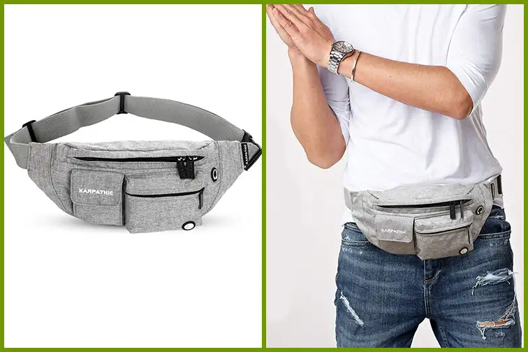 Karpathic RFID Fanny Pack for Women and Men; Courtesy Amazon