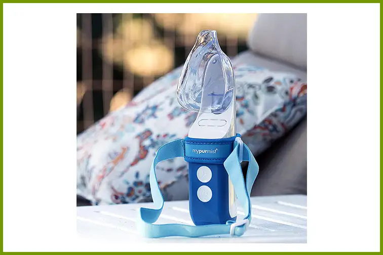 Mypurmist Ultrapure Handheld Personal Steam Inhaler; Courtesy Amazon
