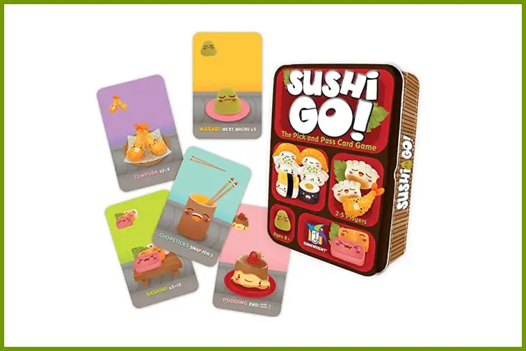 Sushi, Go! Family Card Game; Courtesy of Amazon