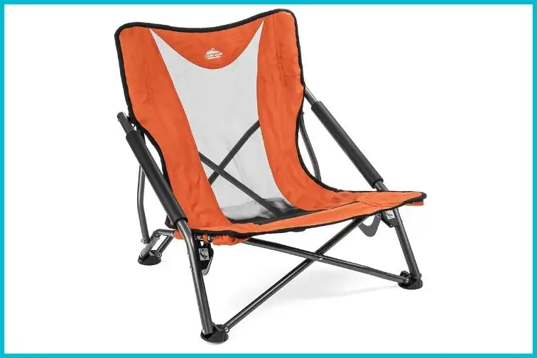 Cascade Mountain Tech Compact Outdoor Folding Camp Chair with Carry Case