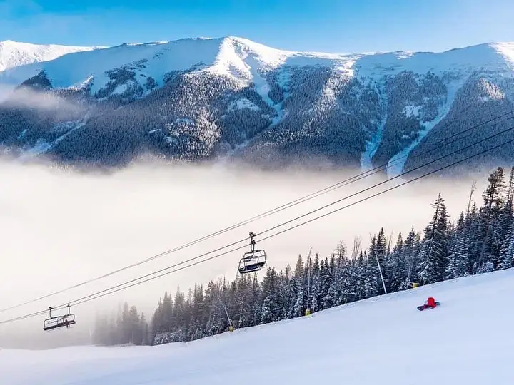 Ski lift at Breckenridge, Colorado