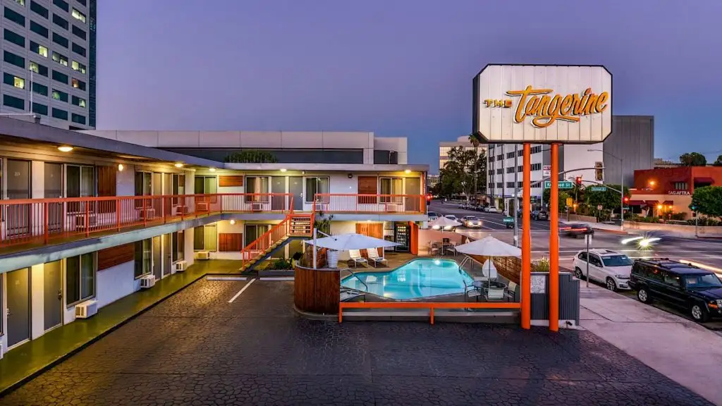 The Tangerine boutique hotel in California