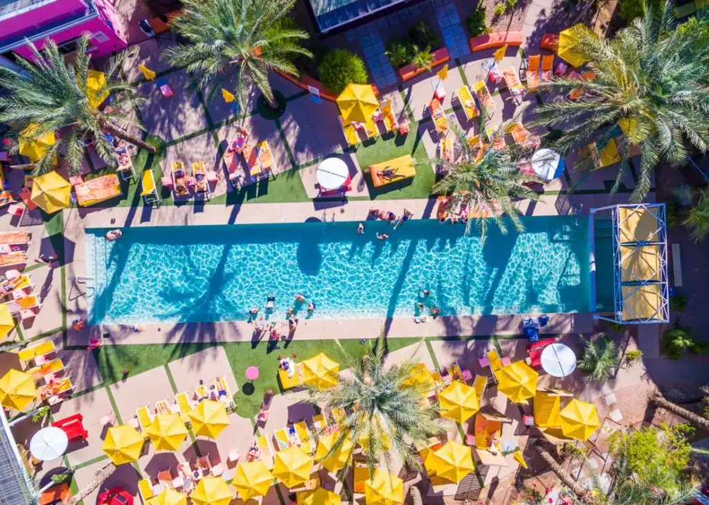 The pool at The Saguaro Scottsdale