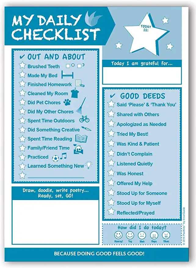 My Daily Checklist by InnerGuide Planner for Kids