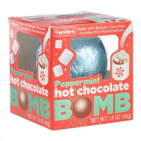 Frankford Peppermint Hot Chocolate Bomb Set Of 12